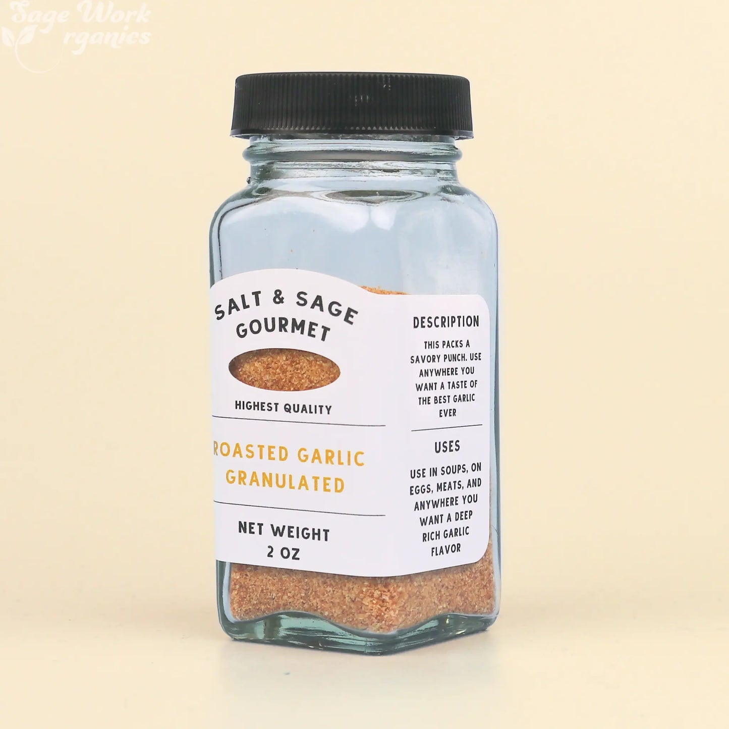 Roasted Garlic Granulated SageWork Organics