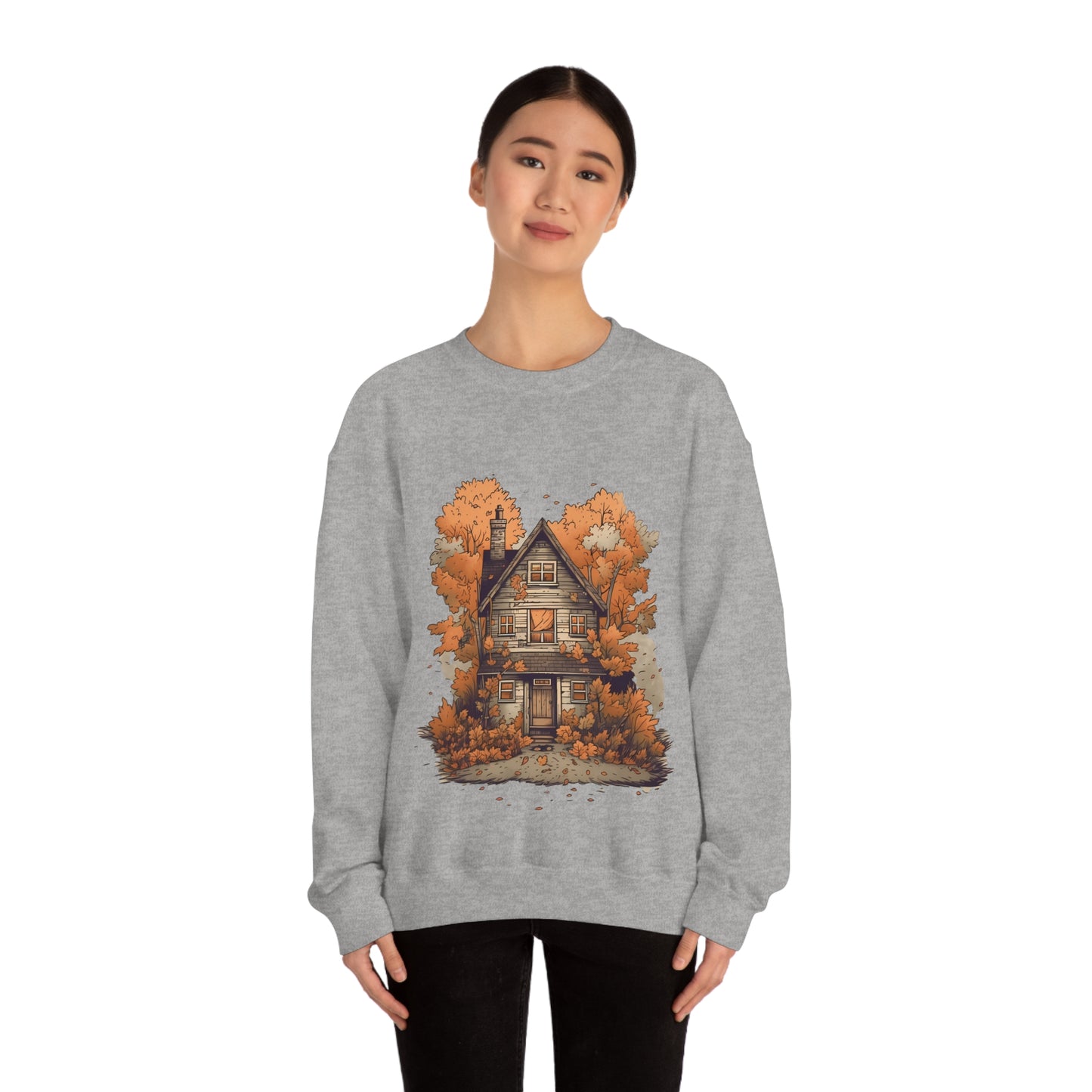 Autumn Vibes Cottage Core - Unisex Heavy Blend™ Crewneck Sweatshirt