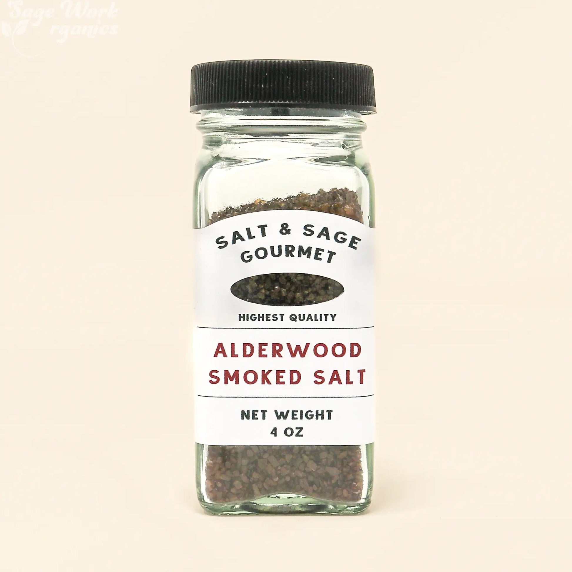 Alderwood Smoked Salt SageWork Organics