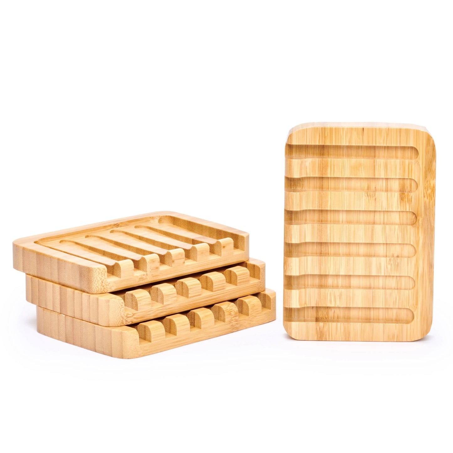 Bamboo Waterfall Self-Draining Soap Dish (Unbranded) Desesh