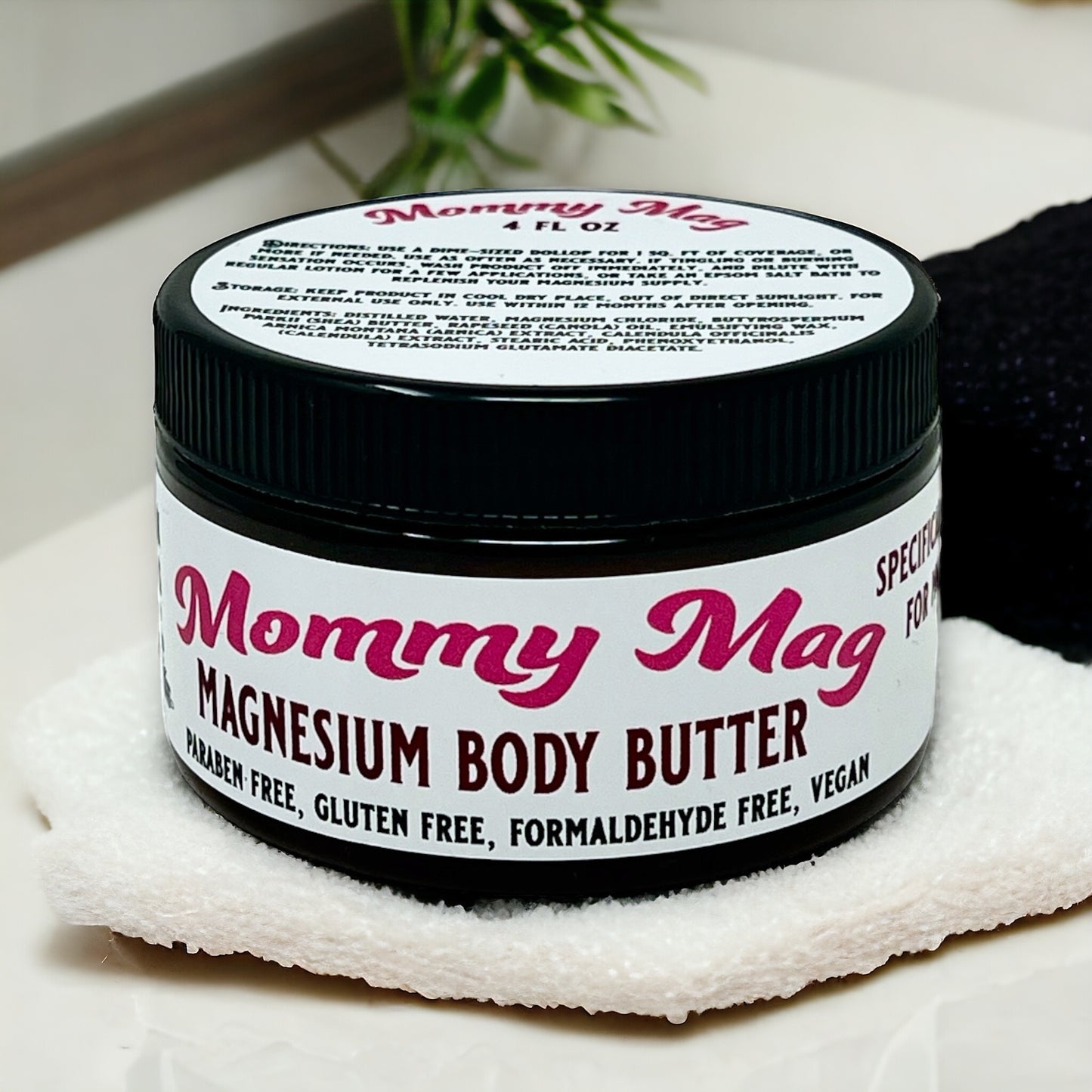 Mommy Mag Magnesium Body Butter 4oz
