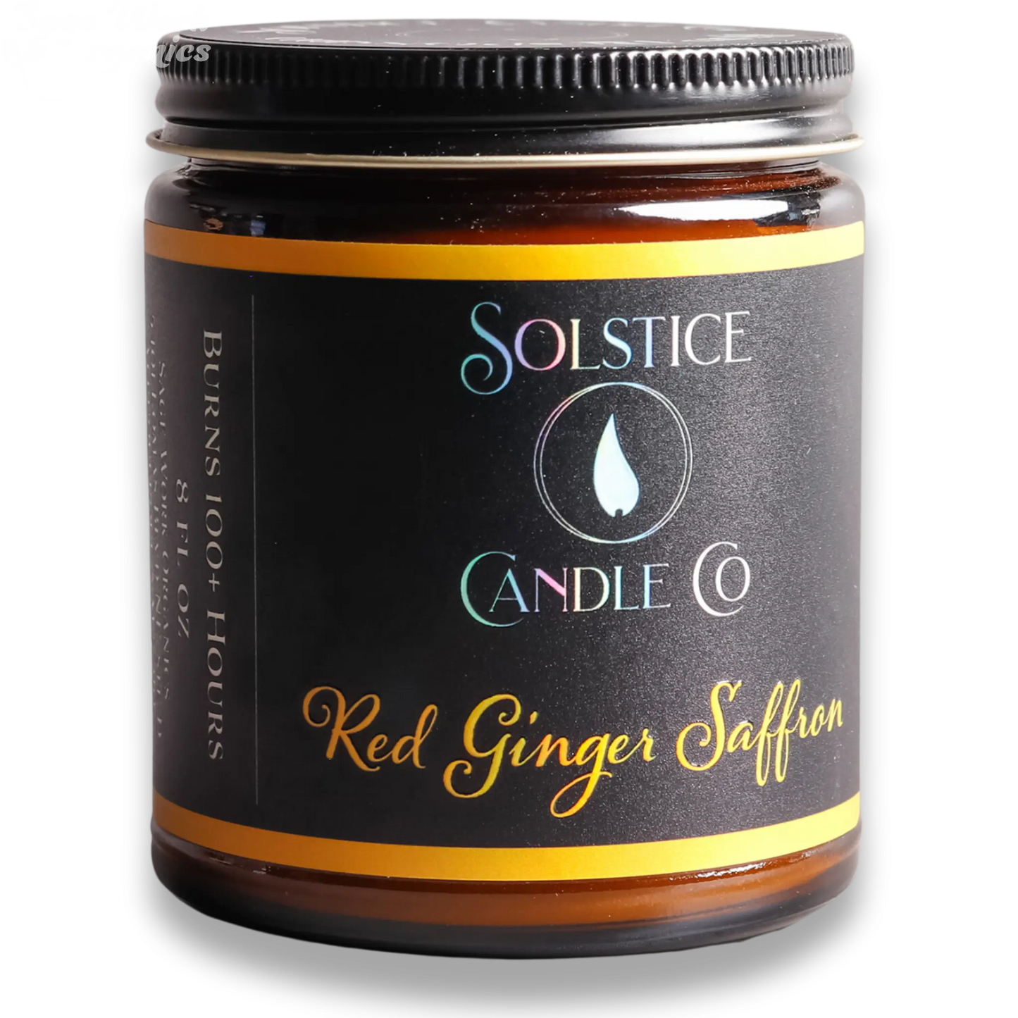 Red Ginger Saffron Candle SageWork Organics