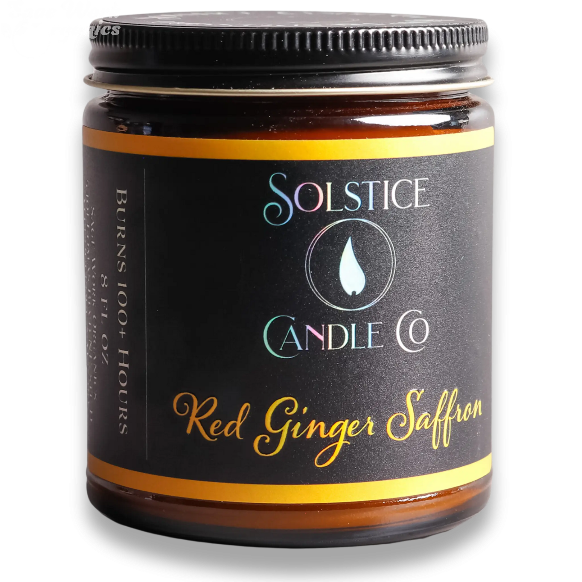 Red Ginger Saffron Candle SageWork Organics