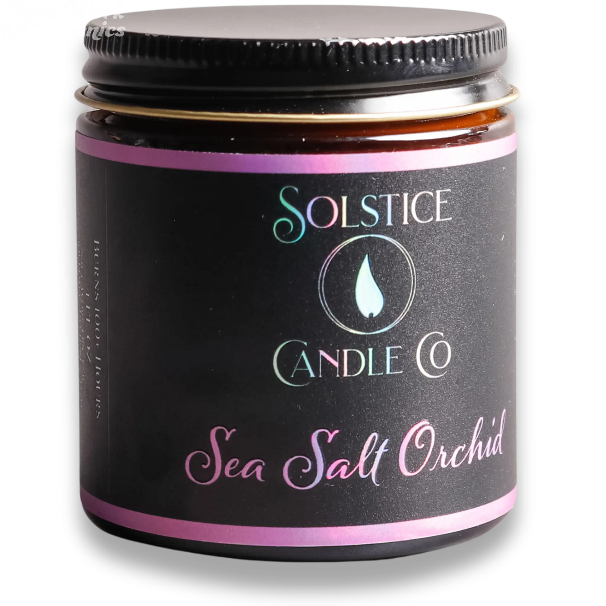 Seasalt and Orchid Candle SageWork Organics