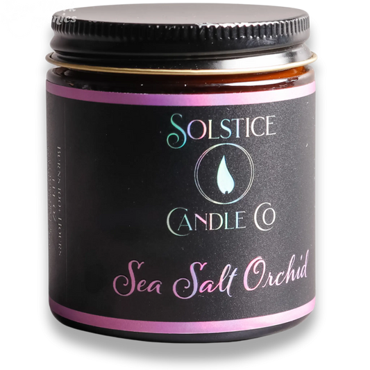 Seasalt and Orchid Candle SageWork Organics