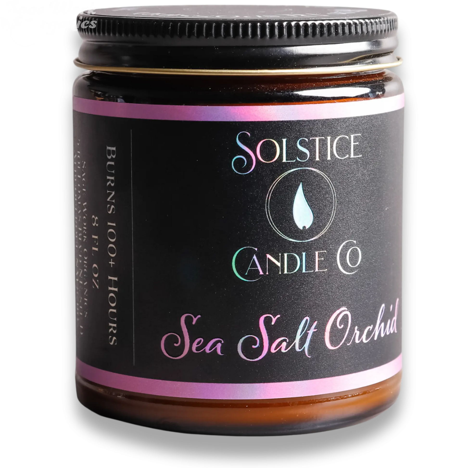 Seasalt and Orchid Candle SageWork Organics