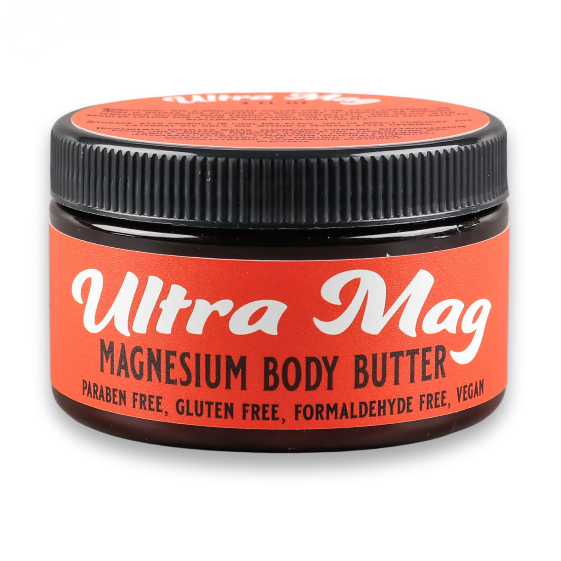 Ultra Mag Magnesium Body Butter 4oz (Best for intensive use) SageWork Organics