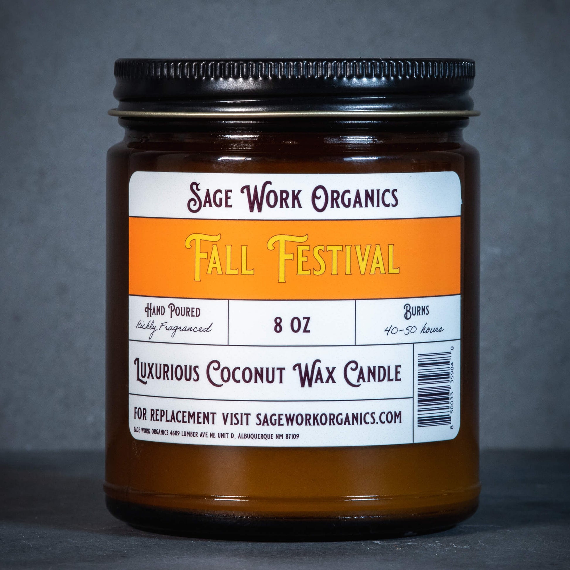 Top Quality Fall Festival Candle with Essential Oils