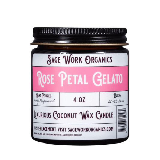 Rose Petal Gelato Candle
