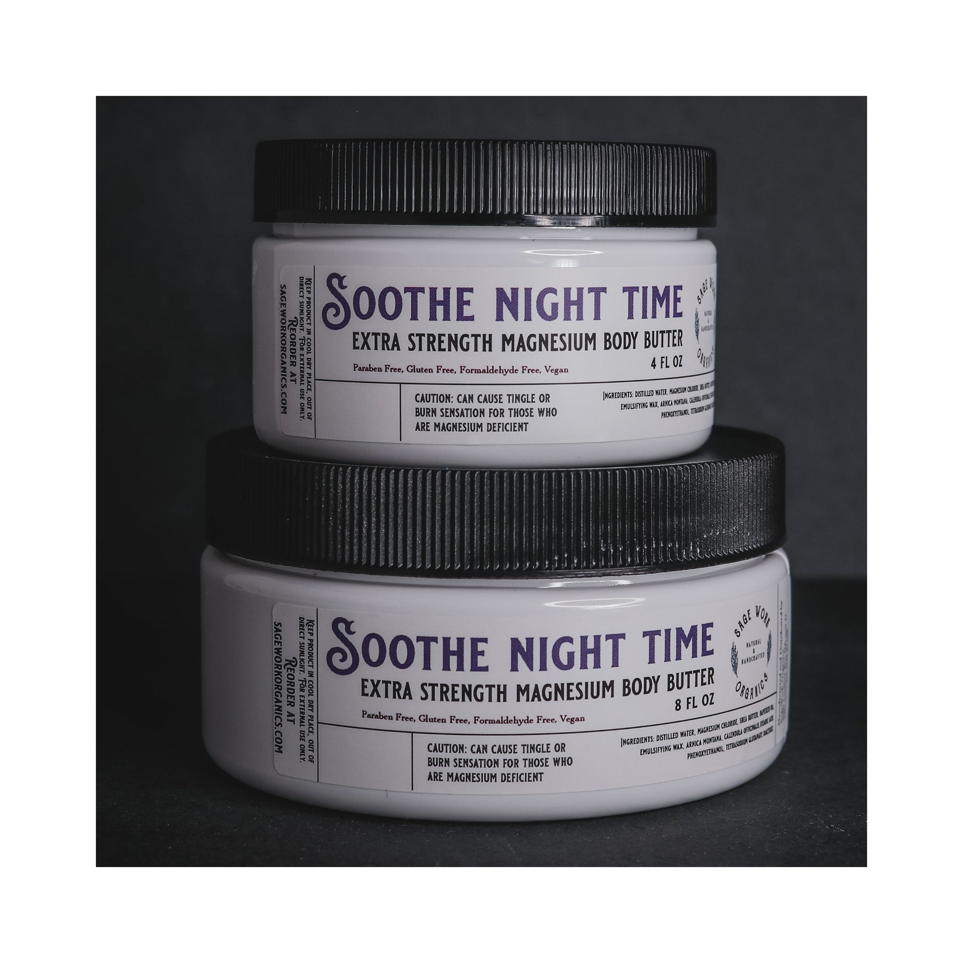 Soothe Magnesium Body Butter Night Time with Essential Oils