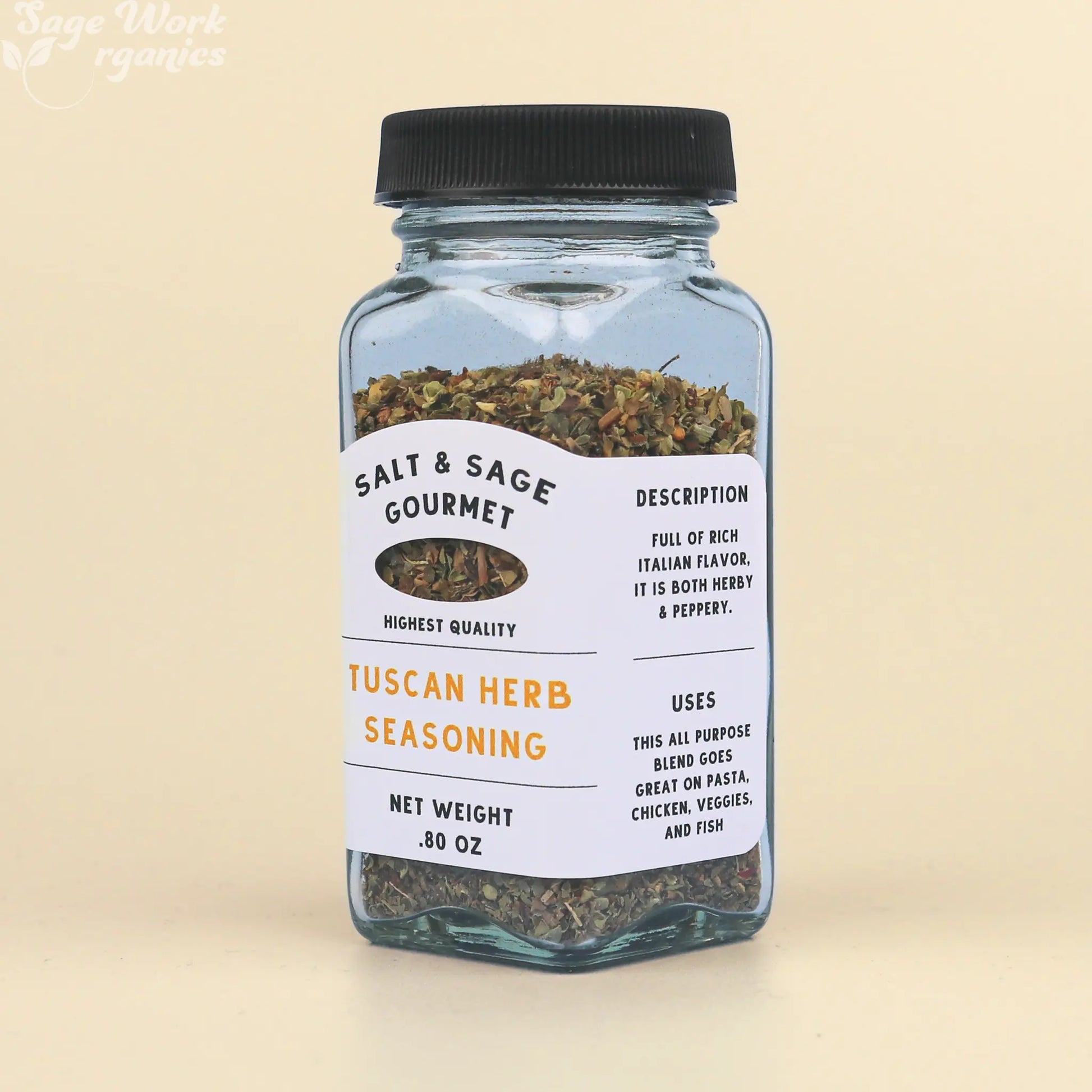 Tuscan Herb Blend Seasoning SageWork Organics