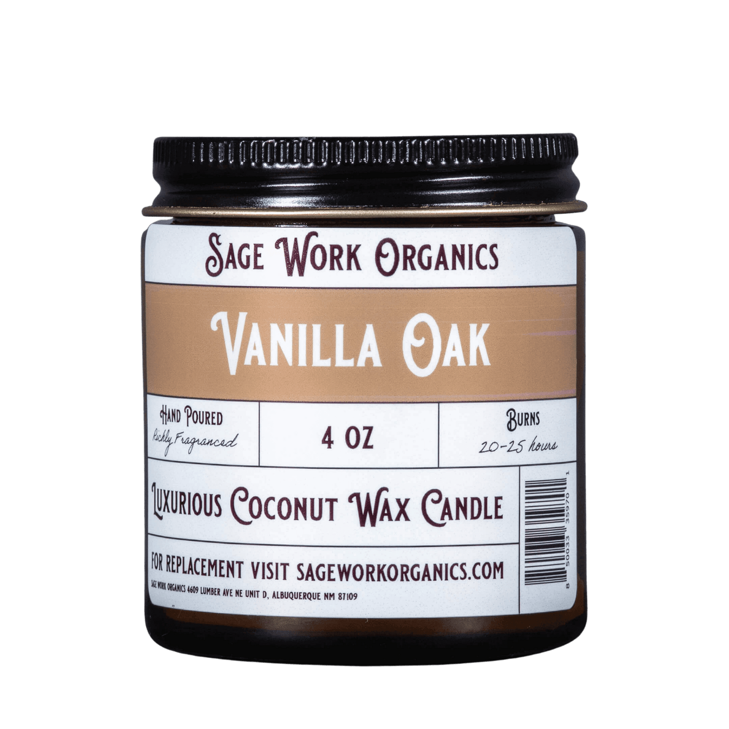 Vanilla & Oak Candle